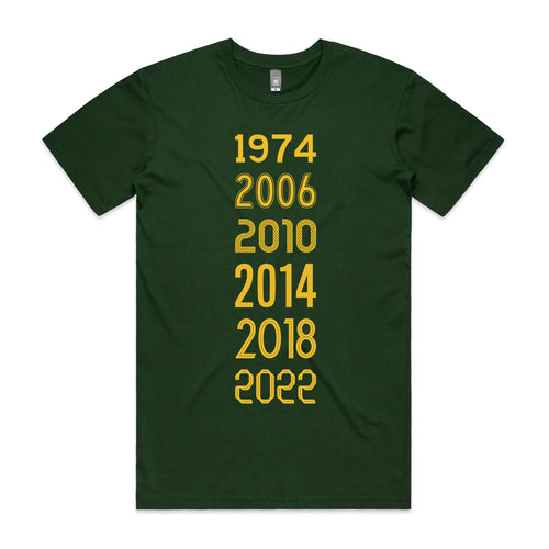 Australia Six World Cups T-shirt
